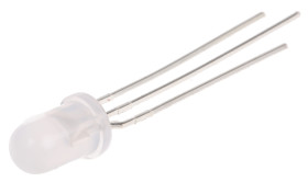 LED, THT, zielona/żółta, 3-Pin, 2,1 V; 2,2 V, 60 °, Kingbright