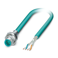 Złącze wielostykowe przemysłowe 4-pinowe M16 Montaż przedni Wtyczka Phoenix Contact