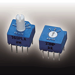 Przełącznik obrotowy, SP6T, 100 mA, 5V dc, 6-położeniowy, Copal Electronics SS-10