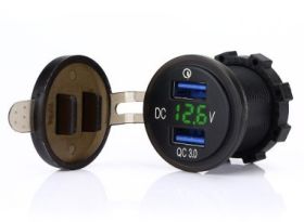 PODW.LAD.SAMOCH.USB: 2X3.A+VOLTOM.ZIEL.