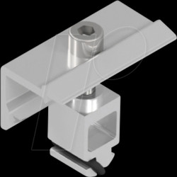 119074146080C PV-Endklemme, für 41 - 46 mm Module, silber