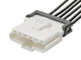 Molex Obudowa złącza pin na kabel Ilość pinów 6 Wymiary siatki: 3.00 mm 369220605 1 szt. towar pakowany luzem
