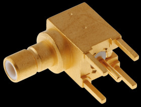 R114665000W SMB panel jack, angled, THT