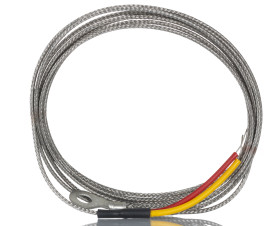 Termopara z podkładką K średnica 6mm długość 2m Końcówka z gołym kablem RS PRO