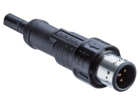 Złącze M12, męskie, PIN:5, wtyk, proste, 60V M12A-05BMMM-PL8D01