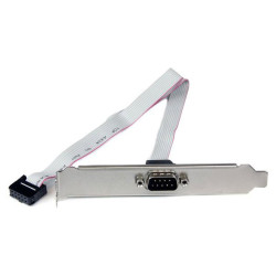 StarTech PLATE9M16 400mm 10-pin Header Cable to 9-pin Serial Full Size Backplate