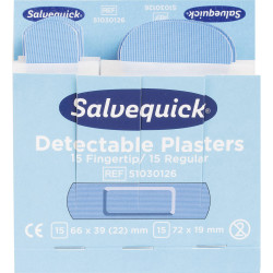 Salvequick 1009736 Plaster Refill Pack 180 pieces Skin-Friendly