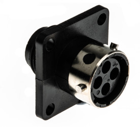 Złącze wielostykowe przemysłowe 4-pinowe Montaż na kołnierzu Wtyczka Souriau Sunbank by Eaton