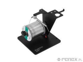 Podajnik spoiwa lutowniczego z uchwytem na narzędzia