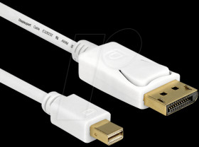 83483 Displayport mini &gt; Displayport 3.0 m cable, white
