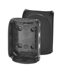 Skrzynka zaciskowa Polipropylen 77 x 180 x 130mm Czarny IP66 HENSEL