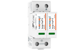 Ochronnik przepięciowy, 50kA, 1000V (Volts), montaż Szyna DIN K, Mersen K2