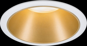 93405 recessed luminaire LED Cole, 1 x 6.5 W, 2700 K, white/gold matt