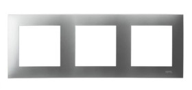 SZAFIR Ramka potrójna srebrny R-3Z/18