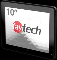 FT10TMCAPOB 25.4-cm touch monitor, capacitive, IP65