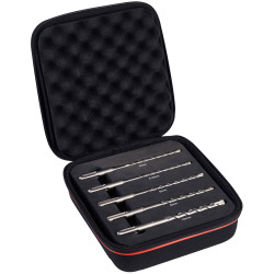 Starrett KBPXK05 SDS Plus 4 Point Drill Bit Set, 5 Piece