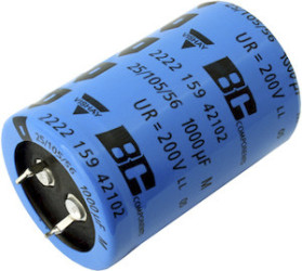 Kondensator 330μF 450V dc Zatrzaskowy Vishay roztaw: 10mm 31 Dia. x 47mm