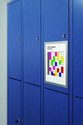 Rama do montażu ściennego, Przezroczysty, Metal, 210 x 297, Magnetyczny