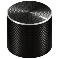 TruComponents 320028 Control knob + marking Black (Ø x H) 15mmx13mmAlu/Plastic