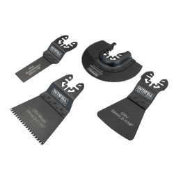 Faithfull M0010105 Multi-Function Tool Flooring Blade Set 4 Piece