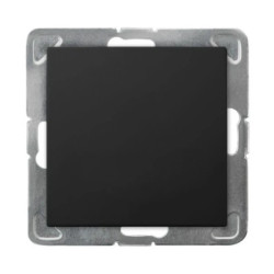 IMPRESJA Łącznik jednobiegunowy czarny metalik ŁP-1Y/m/33