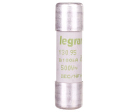 Wkładka bezpiecznikowa cylindryczna 10x38mm 0,5A aM 500V HPC 013095