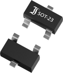 Bipolar junction transistor, PNP, -100 mA, -45 V, SMD, SOT-23, BC860C