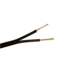 Przewód SMYp 2x0,22 czarny z paskiem EK