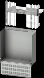 Subdivision, metal/plastic, (W x H x D) 600 x 1225 x 600 mm, 8PQ5000-4BA35