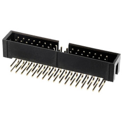 Connfly DS1013-34RSIB-B-0 Pin Strip 2 Rows 17 Pins Per Row Tray 1 piece