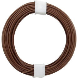 Donau 118-8 Wire 1x0.14mm&#xB2; Brown 10m Plastic Insulated