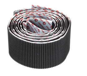 Taśma rzepowa szerokość 50mm, typu: haczyk-pętelka Czarny Velcro długość 1m Taśma