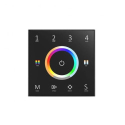 Panel LED naścienny 5w1 Skydance - MONO /CCT/ RGB/ RGB+W/ RGB+CCT - 4 strefowy - 230VAC - T15(B)