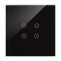 Simon Touch ramki Panel dotykowy S54 Touch, 1 moduł, 4 pola dotykowe, zastygła lawa DSTR14/73