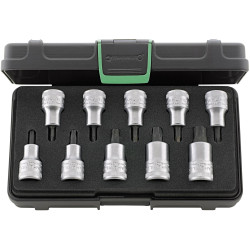Stahlwille 54TX/10 TLG.KN 96032005 Star Socket Bit set 10-piece 1/2" (12.5 mm)