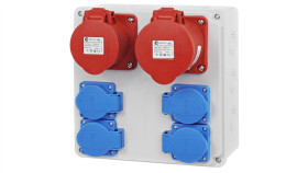 Rozdzielnica Budowlana Skrzynka 32/5 16/5 4X230v Rsbo.114