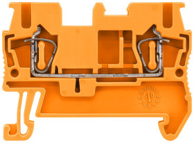 Zacisk do montażu na szynie DIN Siemens poziomy: 1 14AWGsprężynowa 8WH 800 V