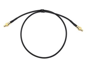 Kabel koncentryczny złącze A SMB złacze B SMB długość 500mm typ kabla RG174 Z zakończeniem