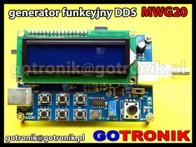 Generator funkcyjny DDS MWG20 1Hz-20MHz