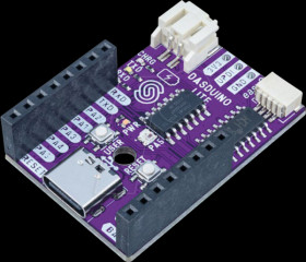 333225 Dasduino LITE, Arduino IDE, ATtiny1604, USB-C, with socket conne