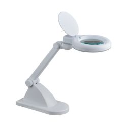Lampa z lupą 5D +20D 30LED SMD stołowa z podstawą