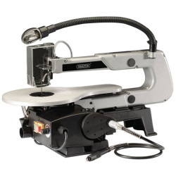Draper 22791 405mm Variable Speed Fretsaw - Flexible Drive Shaft &amp; Worklight 90W