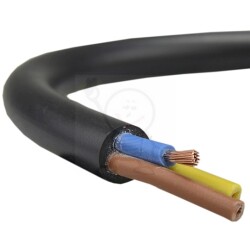 OMY 3x1,0 mm2 300V czarny Zamel 3185 /100/ H03VV-F