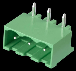 CTB9359/3 Header - 3-pin, RM 5.08 mm, 90°