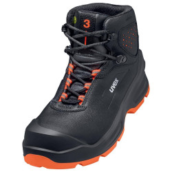 uvex 3 6873246 Buty ochronne S3 Rozmiar buta (EU): 46 czarny, pomarańczowy 1 par(a)
