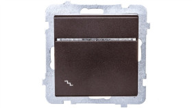 Sonata Łącznik Schodowy Z Podświetleniem Czekoladowy Metalik Łp-3Rs/M/40