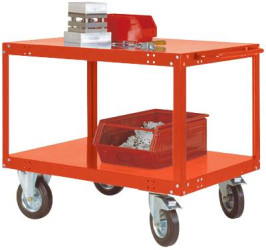 Manuflex TP1071.2001 TP1071.2001 Wózek stołowy czerwonopomarańczowy (ral 2001)