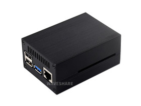 Waveshare Stripe Aluminum Cooling Case for RDK X3, Built-in Active Radiator With Fins