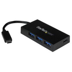 StarTech.com HB30C3A1CFB 4-Port USB 3.0 Hub - USB-C To 1x USB-C and 3x USB-A