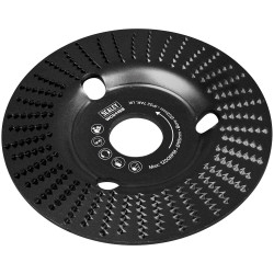 Sealey WCD115B 115mm Bevel Shape Wood Carving Disc 22mm Bore